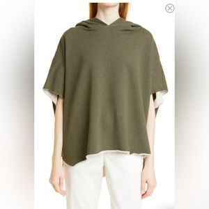 Frank & Eileen Hooded Capelet Sweatshirt
Green Sz OS